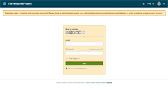 Desktop Screenshot of pedigree-project.org
